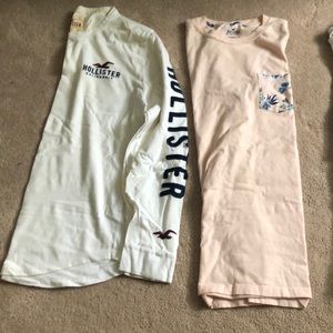 Hollister Long sleeve & Flower Short sleeve